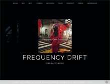 Tablet Screenshot of frequencydrift.com